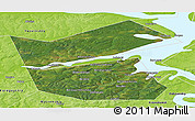 Satellite Panoramic Map of Ilyinskiy, physical outside