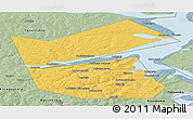 Savanna Style Panoramic Map of Ilyinskiy