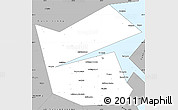 Gray Simple Map of Ilyinskiy