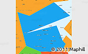 Political Simple Map of Ilyinskiy