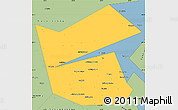 Savanna Style Simple Map of Ilyinskiy
