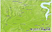 Physical 3D Map of Krasnokamsk