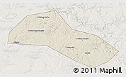Shaded Relief 3D Map of Lysvenskiy, lighten