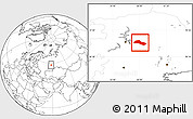 Blank Location Map of Lysvenskiy
