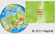 Physical Location Map of Lysvenskiy