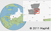 Savanna Style Location Map of Lysvenskiy, highlighted country, highlighted parent region