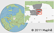 Savanna Style Location Map of Lysvenskiy, highlighted parent region, highlighted grandparent region