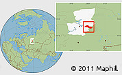 Savanna Style Location Map of Lysvenskiy, highlighted parent region