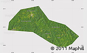 Satellite Map of Lysvenskiy, cropped outside