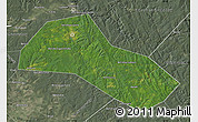 Satellite Map of Lysvenskiy, semi-desaturated