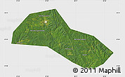 Satellite Map of Lysvenskiy, single color outside