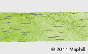 Physical Panoramic Map of Lysvenskiy