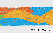 Political Panoramic Map of Lysvenskiy