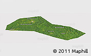 Satellite Panoramic Map of Lysvenskiy, cropped outside