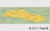 Savanna Style Panoramic Map of Lysvenskiy