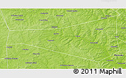 Physical 3D Map of Ocherskiy