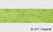 Physical Panoramic Map of Ocherskiy