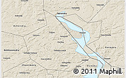 Shaded Relief 3D Map of Okhanskiy