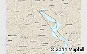 Shaded Relief Map of Okhanskiy