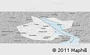 Gray Panoramic Map of Okhanskiy