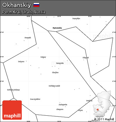 Blank Simple Map of Okhanskiy