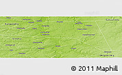 Physical Panoramic Map of Ordinsky