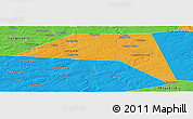Political Panoramic Map of Ordinsky