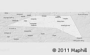 Silver Style Panoramic Map of Ordinsky