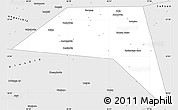 Silver Style Simple Map of Ordinsky