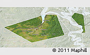 Satellite 3D Map of Perm, lighten