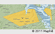Savanna Style 3D Map of Perm