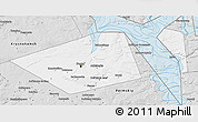 Silver Style 3D Map of Perm