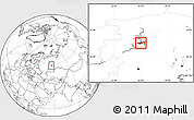 Blank Location Map of Perm