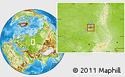 Physical Location Map of Perm