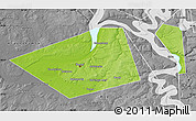 Physical Map of Perm, desaturated