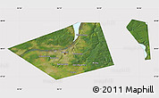 Satellite Map of Perm, cropped outside