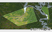 Satellite Map of Perm, darken
