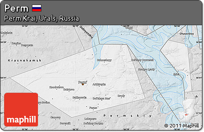 Silver Style Map of Perm