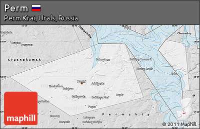 Silver Style Map of Perm