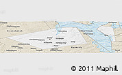 Classic Style Panoramic Map of Perm