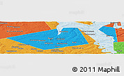 Political Panoramic Map of Perm