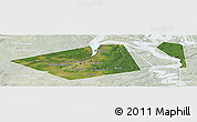 Satellite Panoramic Map of Perm, lighten