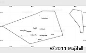 Blank Simple Map of Perm, cropped outside