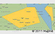 Savanna Style Simple Map of Perm