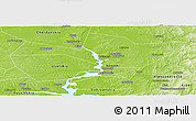 Physical Panoramic Map of Solikamskiy
