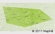 Physical 3D Map of Uinskiy, lighten