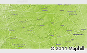 Physical 3D Map of Uinskiy