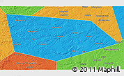 Political 3D Map of Uinskiy