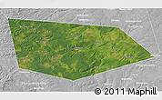 Satellite 3D Map of Uinskiy, lighten, desaturated