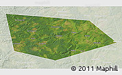Satellite 3D Map of Uinskiy, lighten